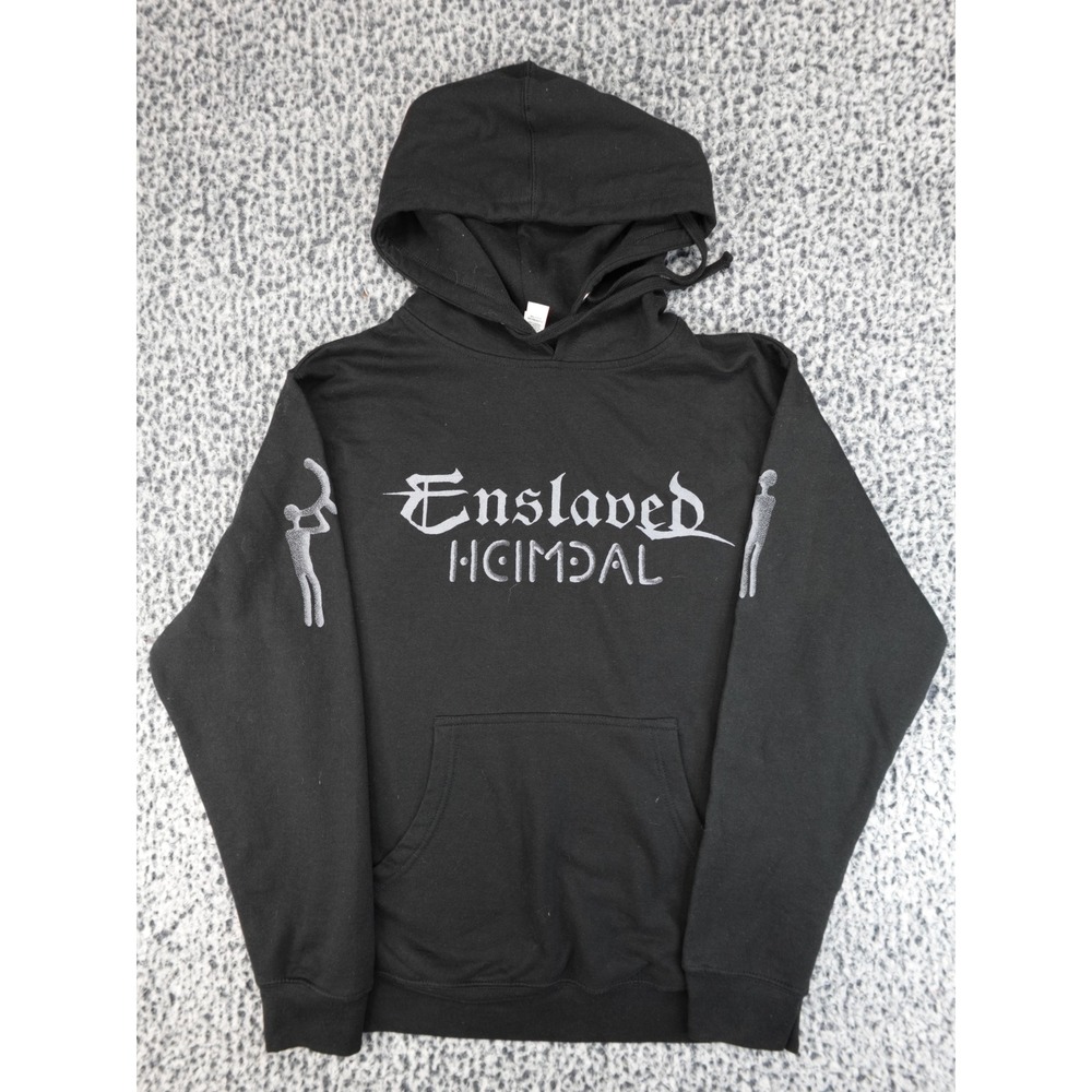 Independent Enslaved Heimdal Hoodie Mens Small Black Good Band Merch Graphic
